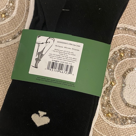 kate spade  Crew Socks-3 pair - Picture 4 of 7